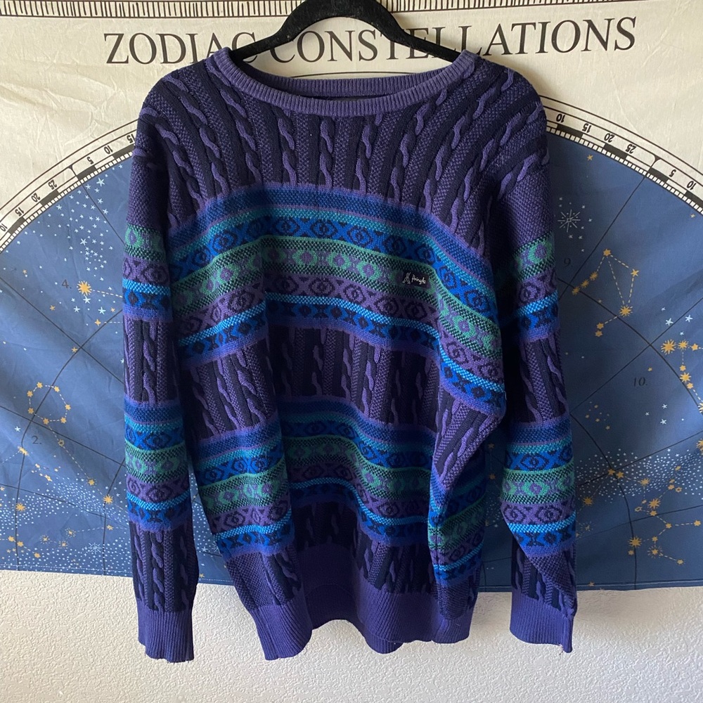3/$30 💓 80s Knit Pringle Sweater